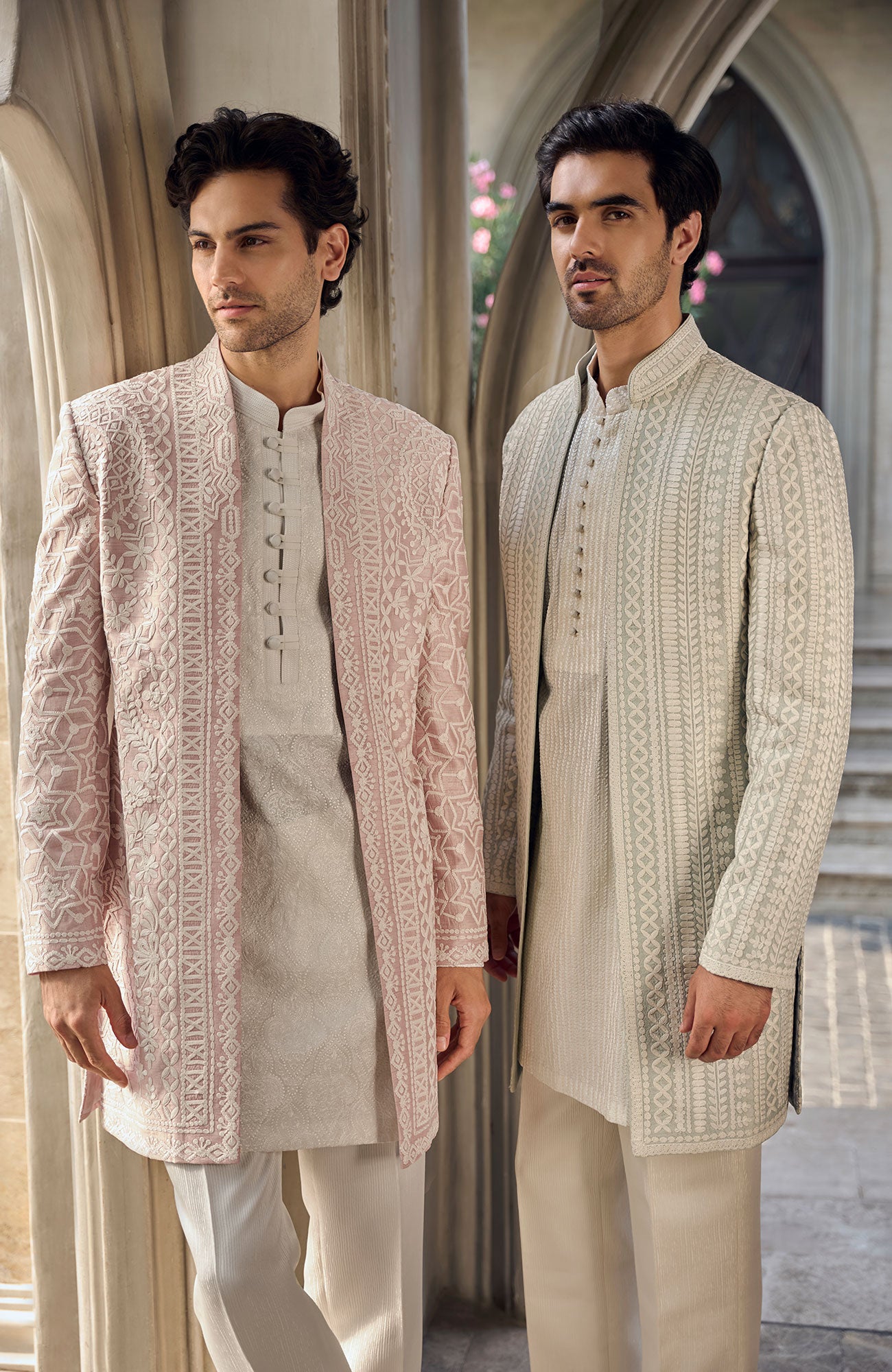 Dusty Rose Open Jacket Set