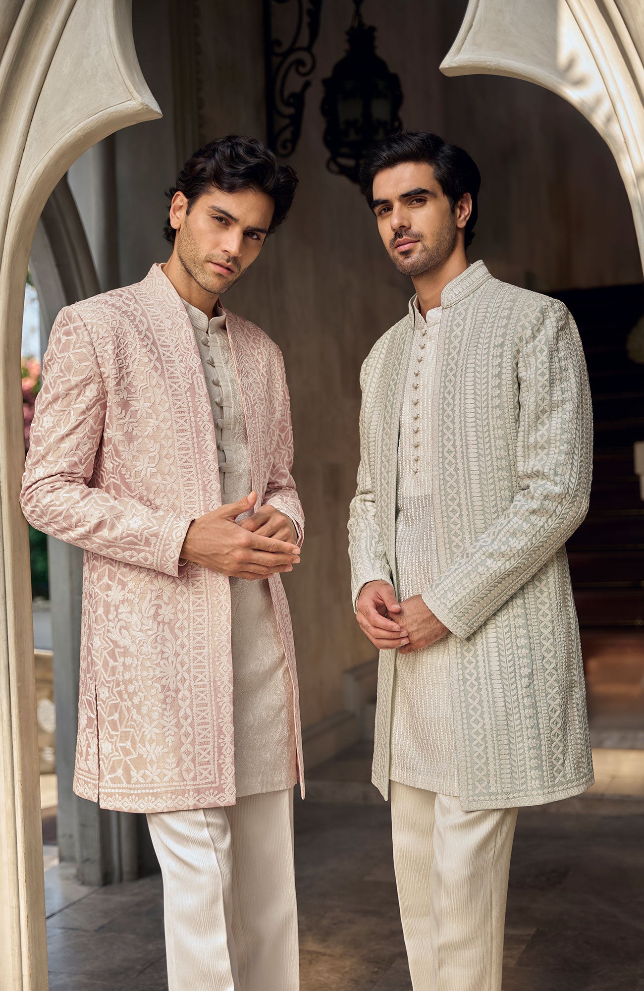 Dusty Rose Open Jacket Set