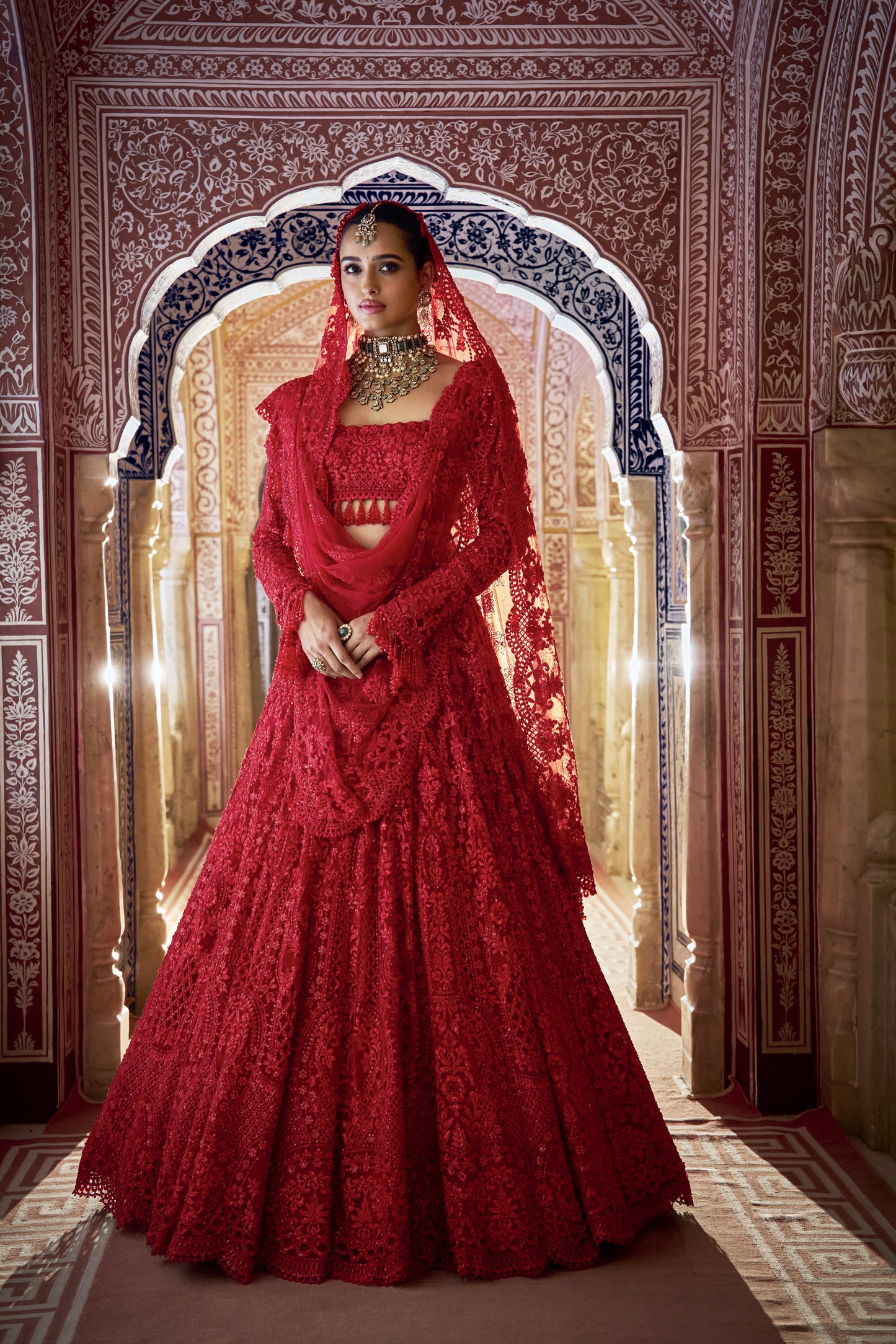 Red Lehenga Set