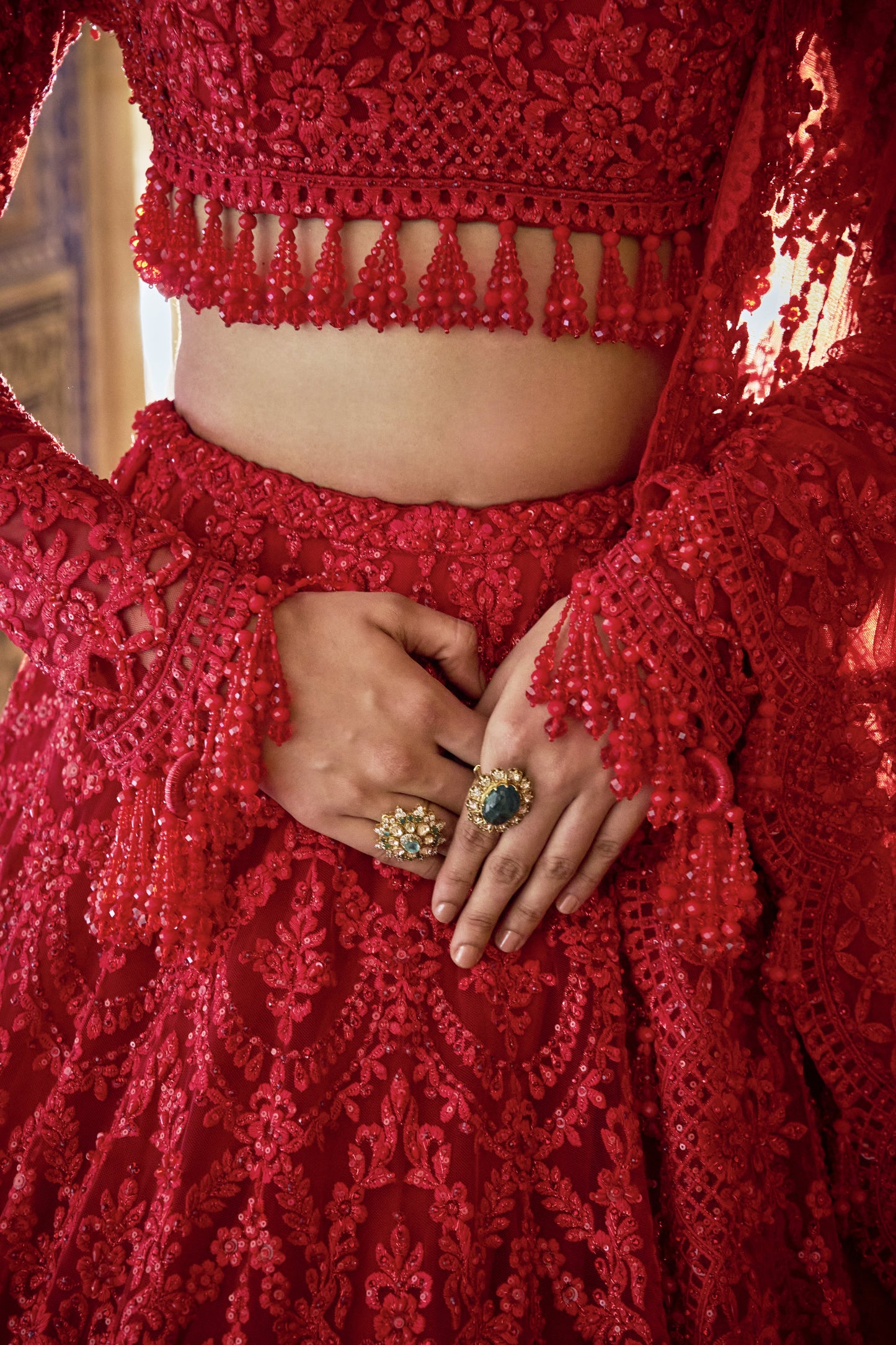 Red Lehenga Set