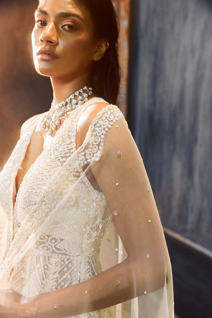 Manushi Chillar in Powder Pink High Low Sharara Set