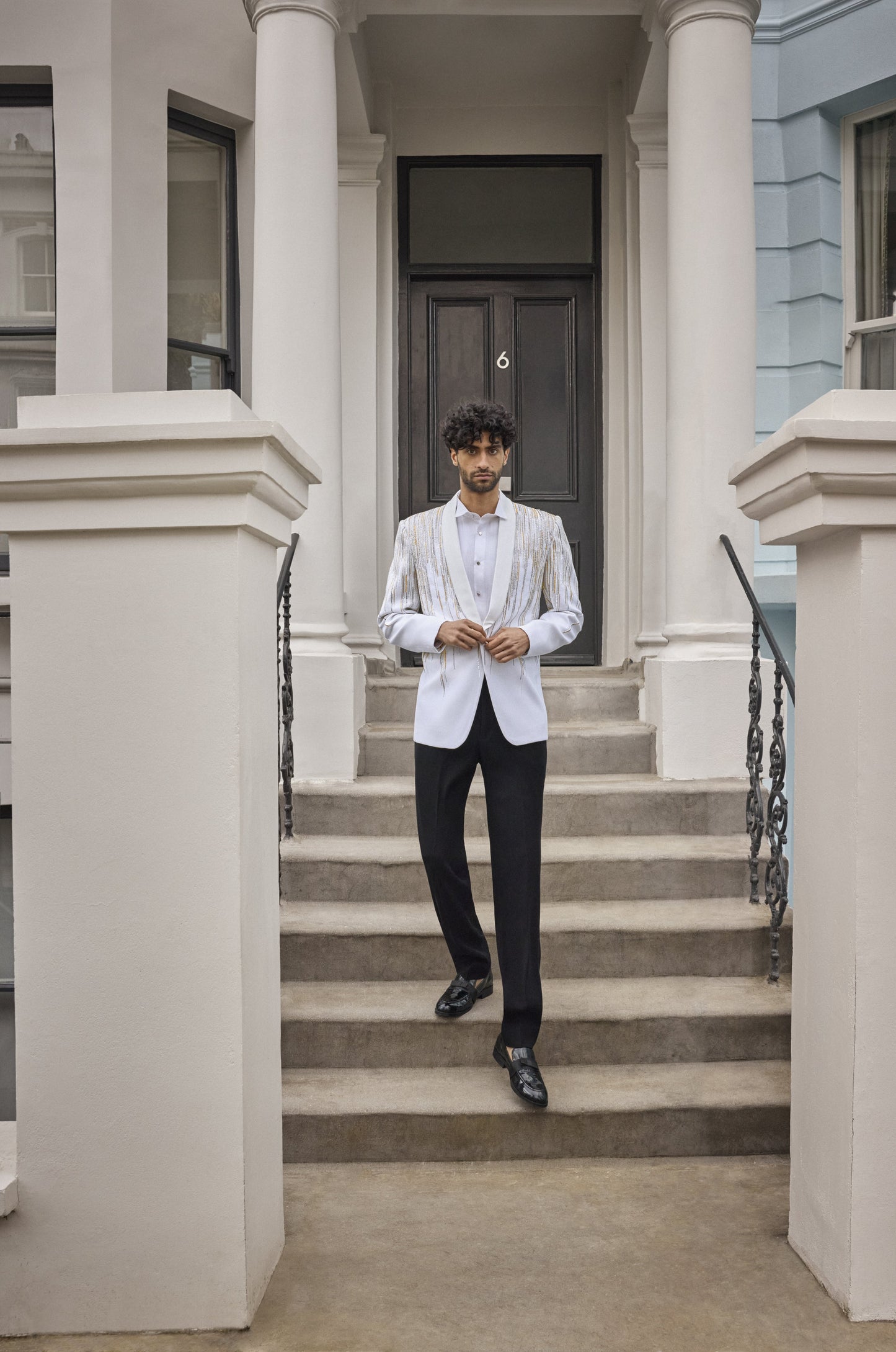 Classic Ivory Designer Tuxedo Set