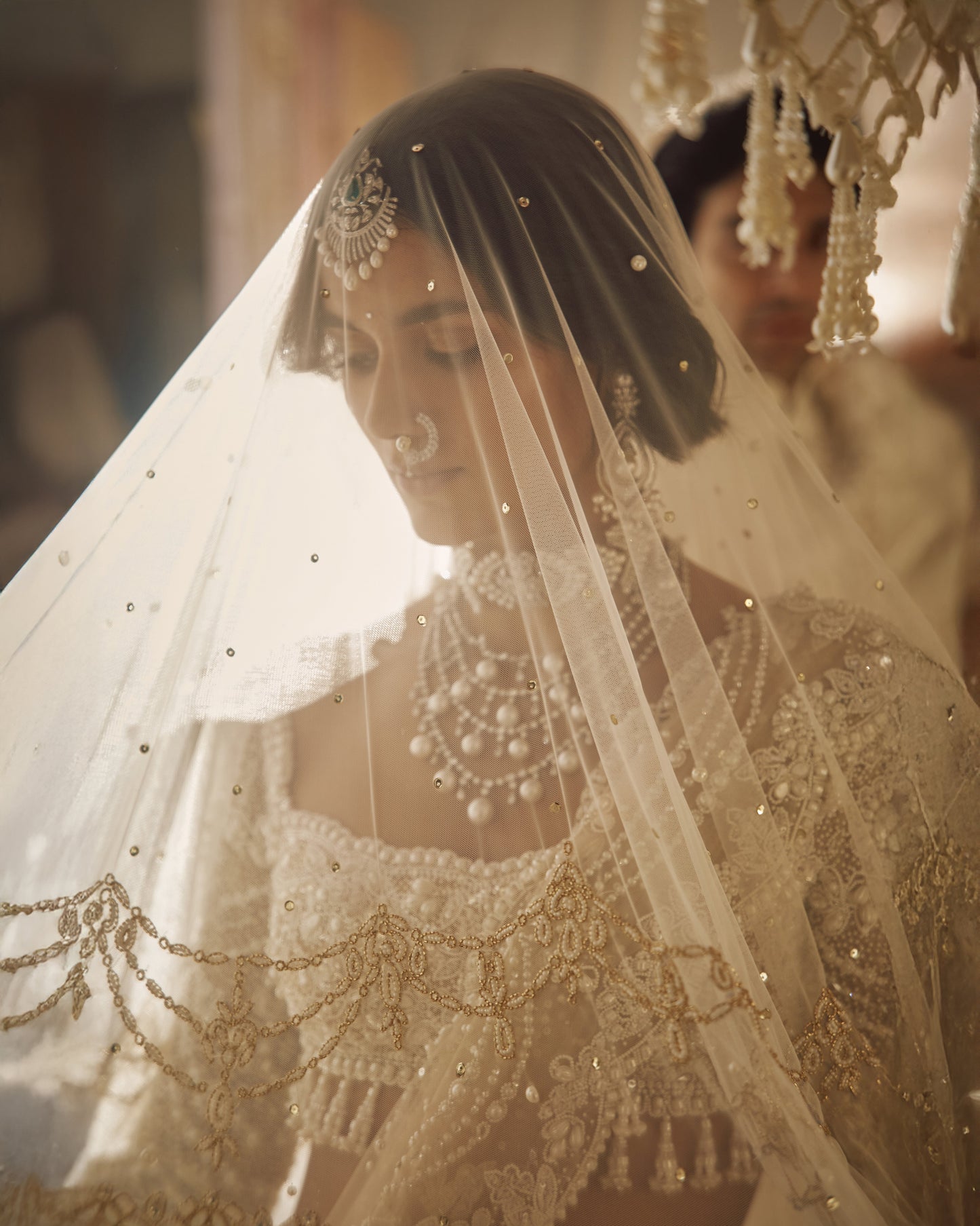 Nude Pearl Lehenga Set