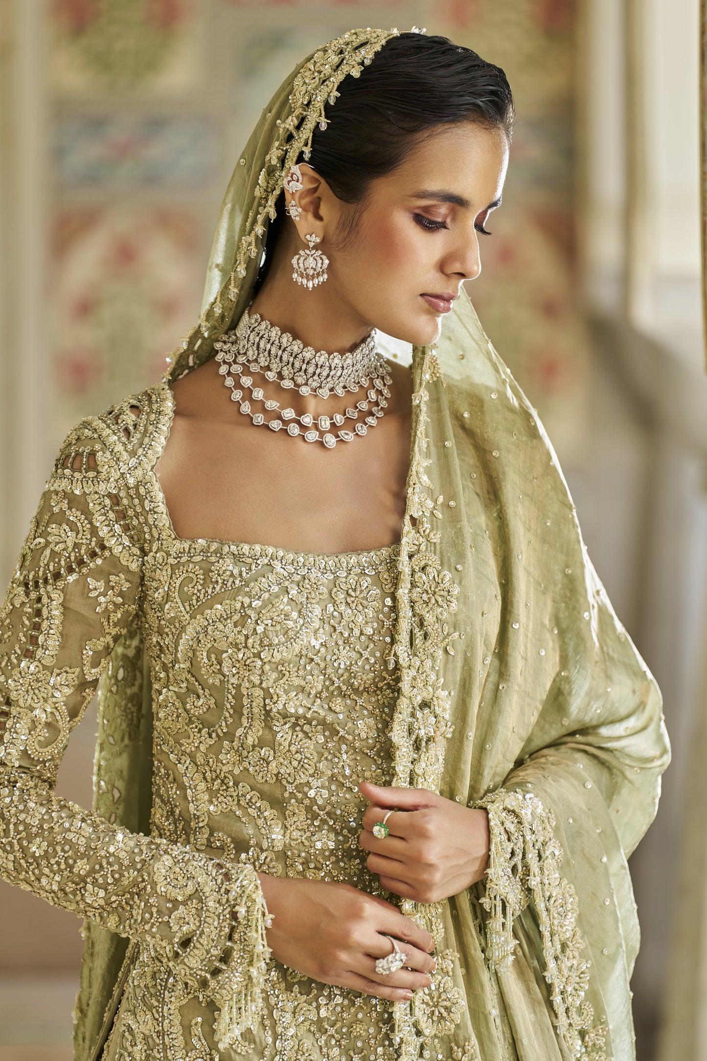 Sage Green Sharara