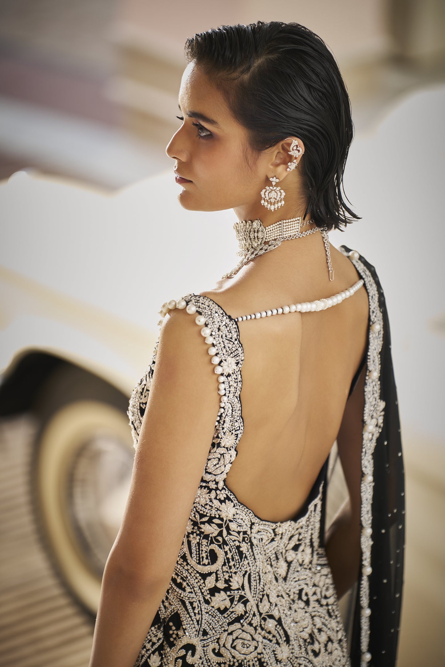 Black Pearl Designer Sharara Suit