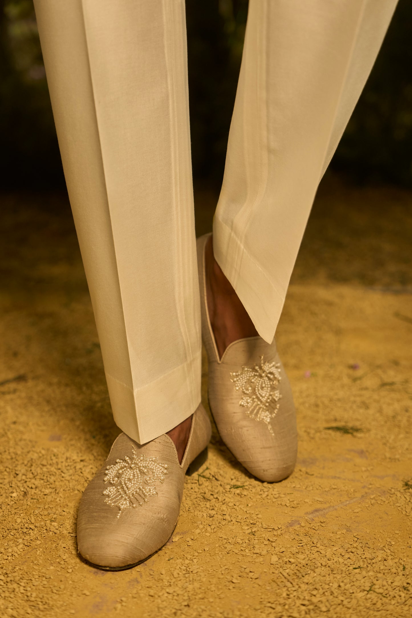 Champagne Pearl Sherwani Set