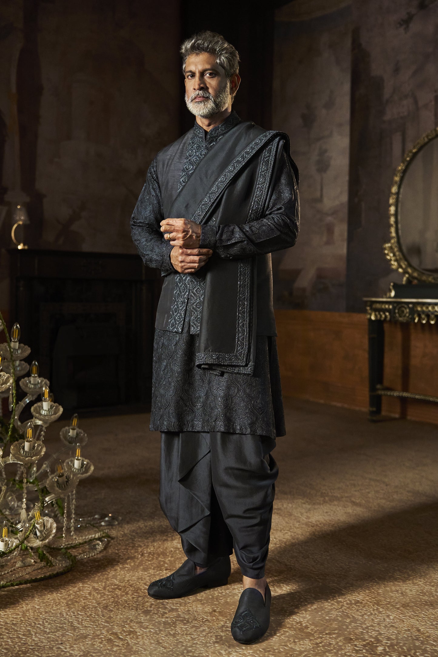 Charcoal Grey Bundi Set