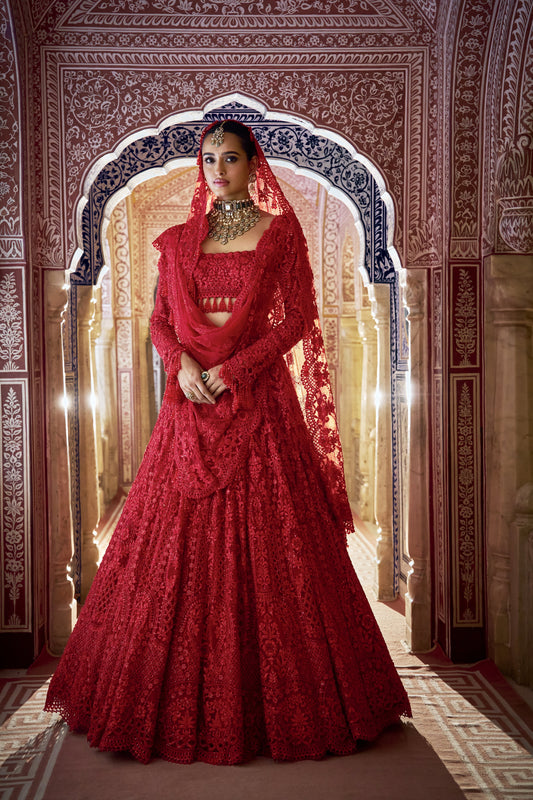 Red Lehenga Set
