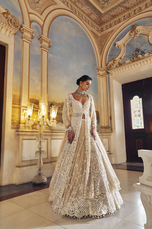 Pearl Jacket Lehenga Set