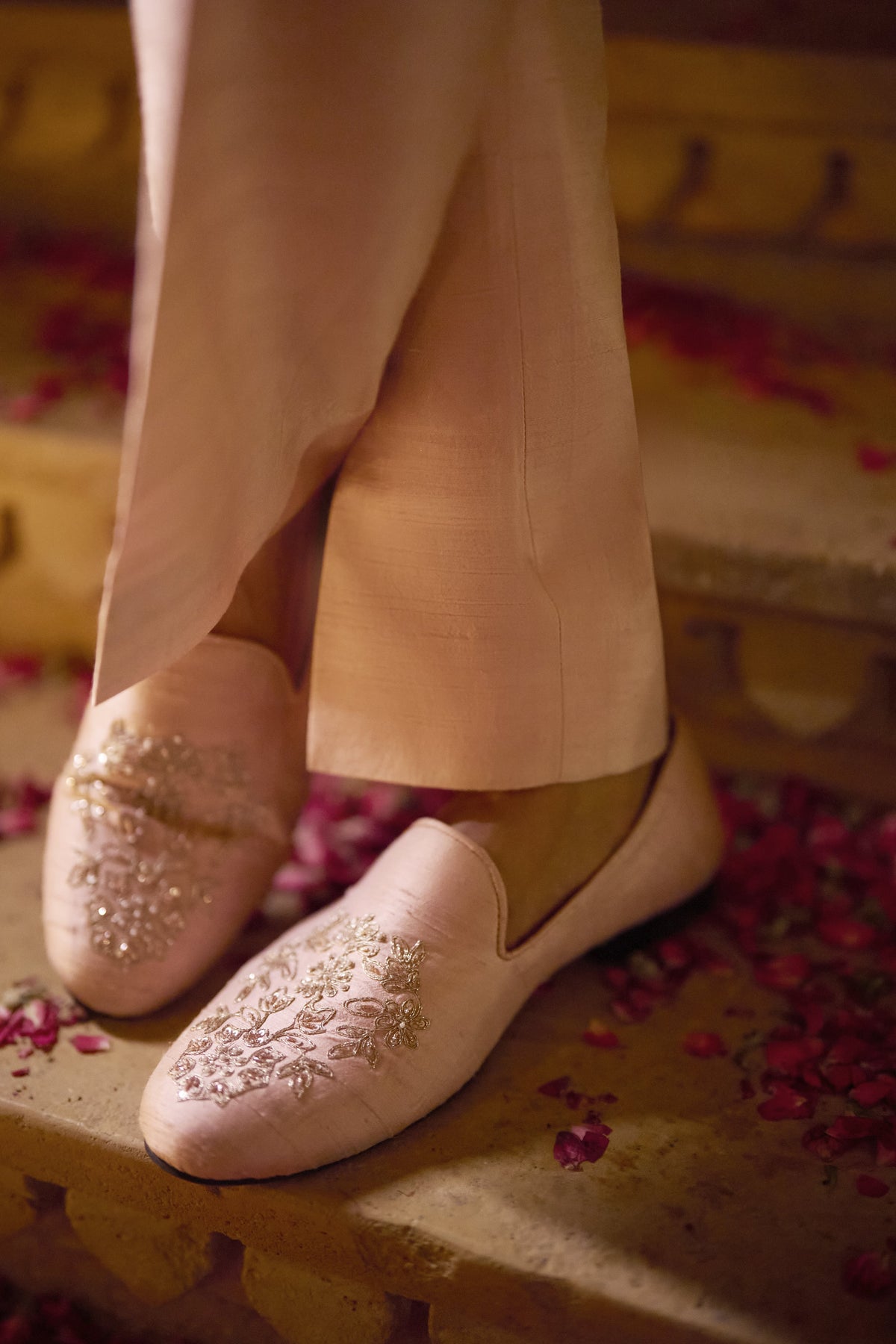 Pink Zardosi Sherwani Set