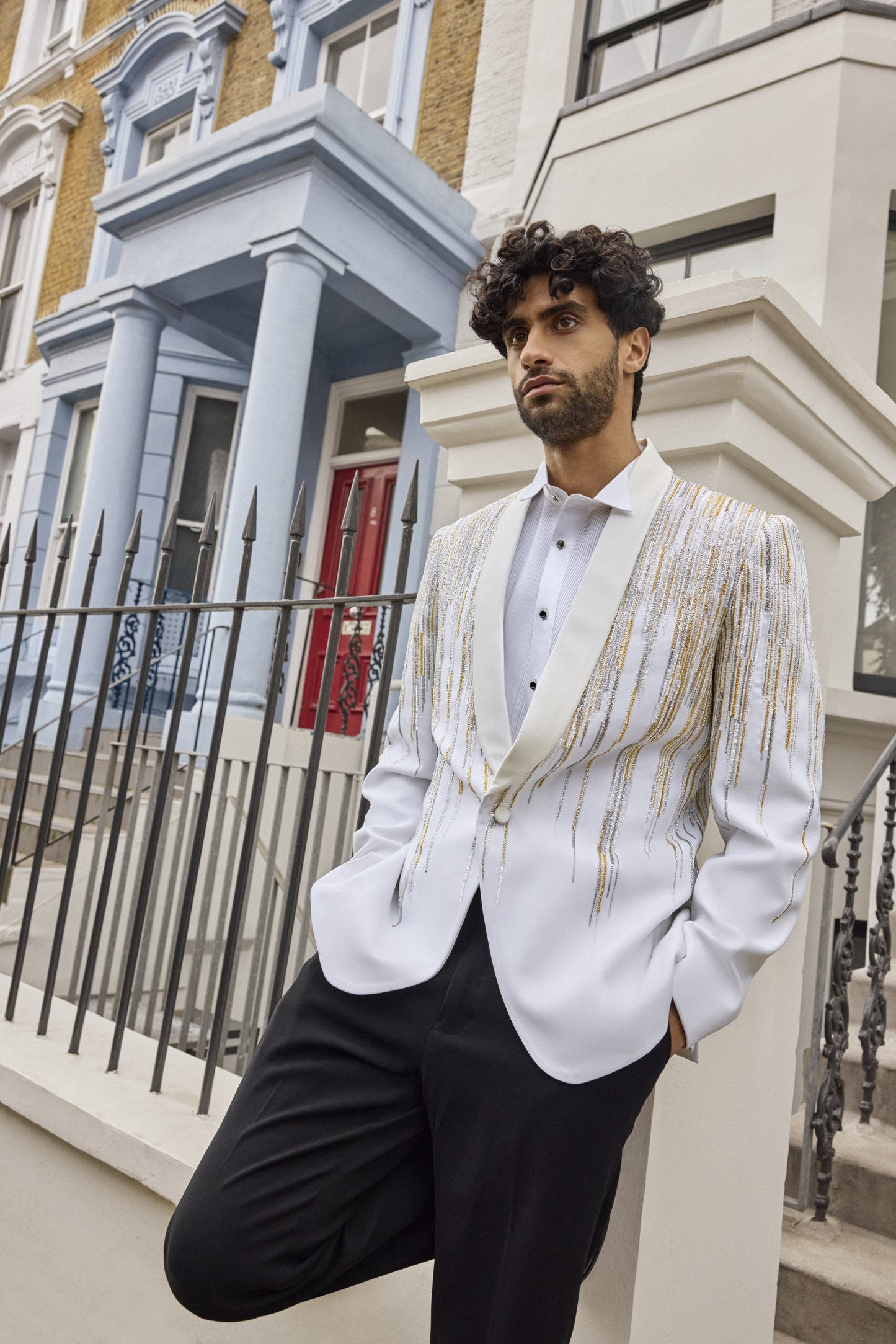 Classic Ivory Designer Tuxedo Set