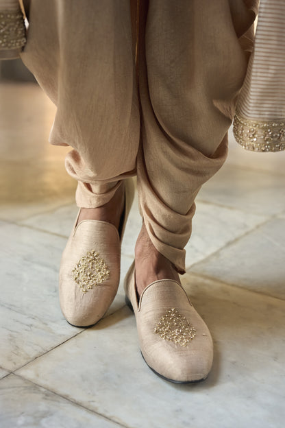 Coffee Gold Sherwani Set