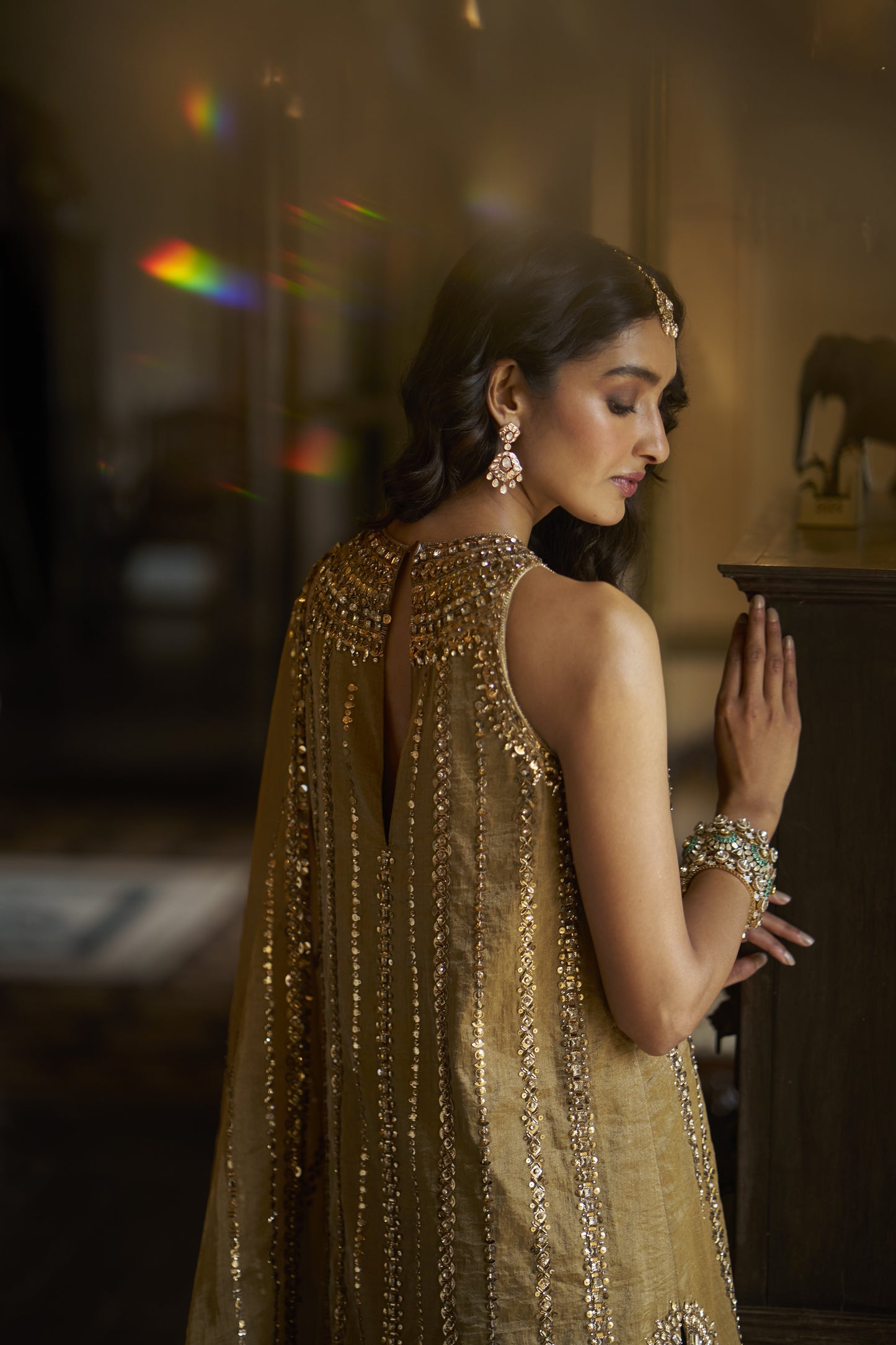 Antique Gold Pant Set