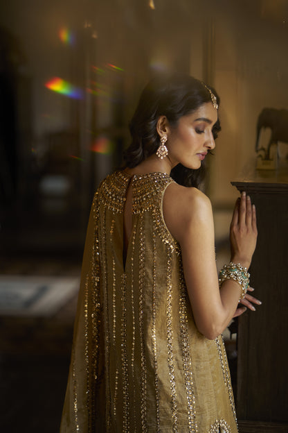 Antique Gold Pant Set