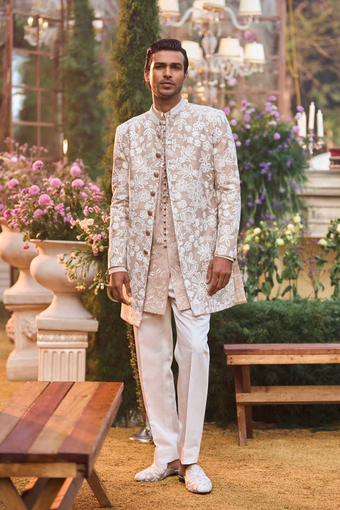 Nuder Dori Sherwani Set