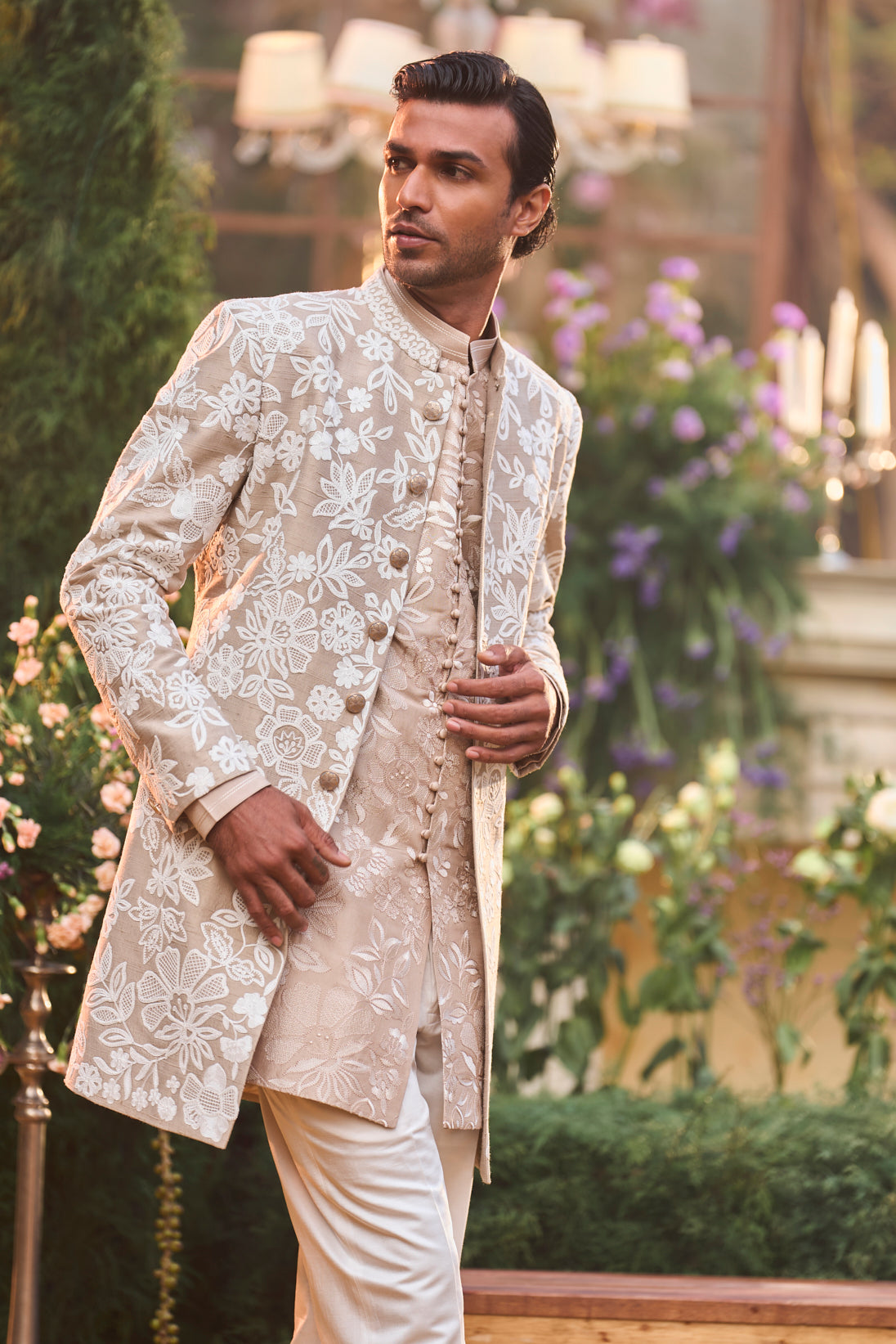 Nuder Dori Sherwani Set