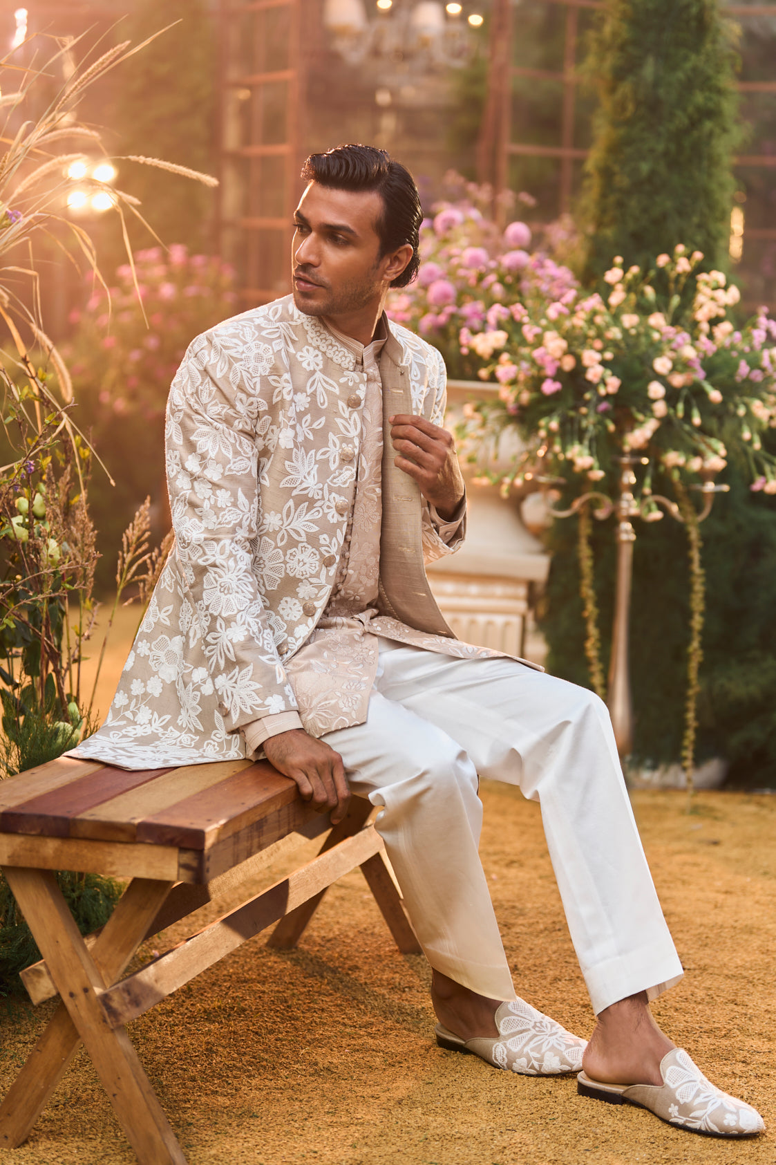 Nuder Dori Sherwani Set