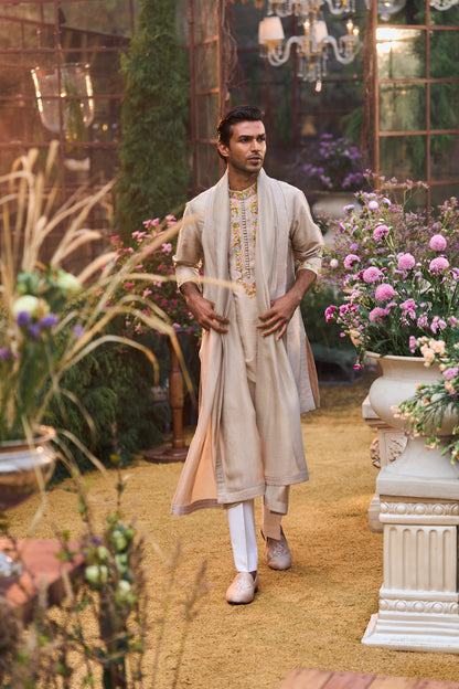 Greige Kurta Set