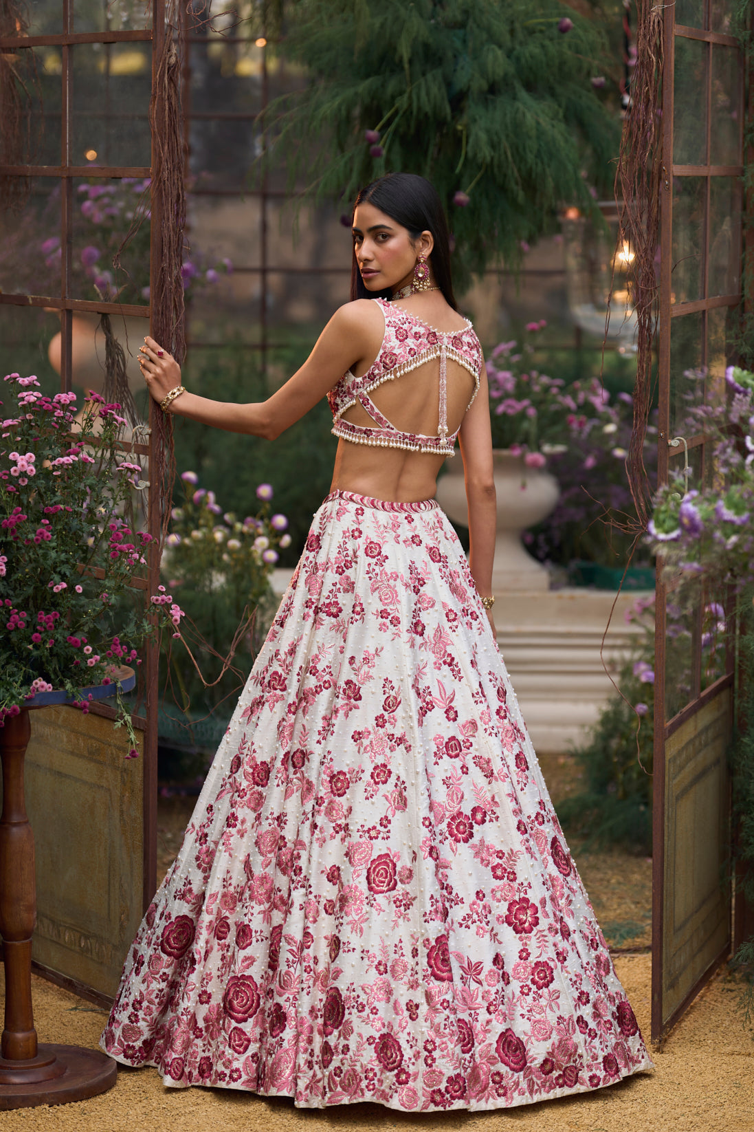 Ruby Floral Lehenga Set