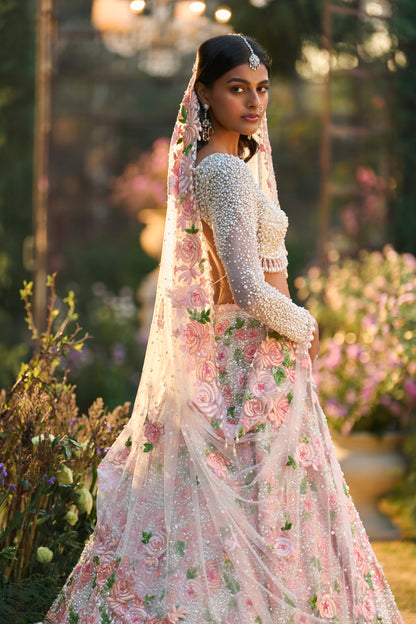 Pearl Floral Lehenga Set