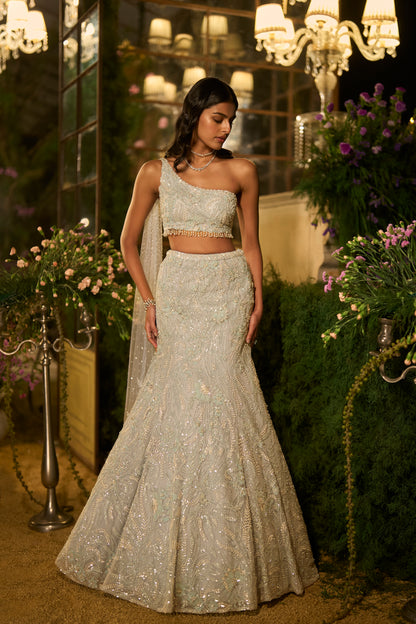 Periwinkle  Blue Skirt Set