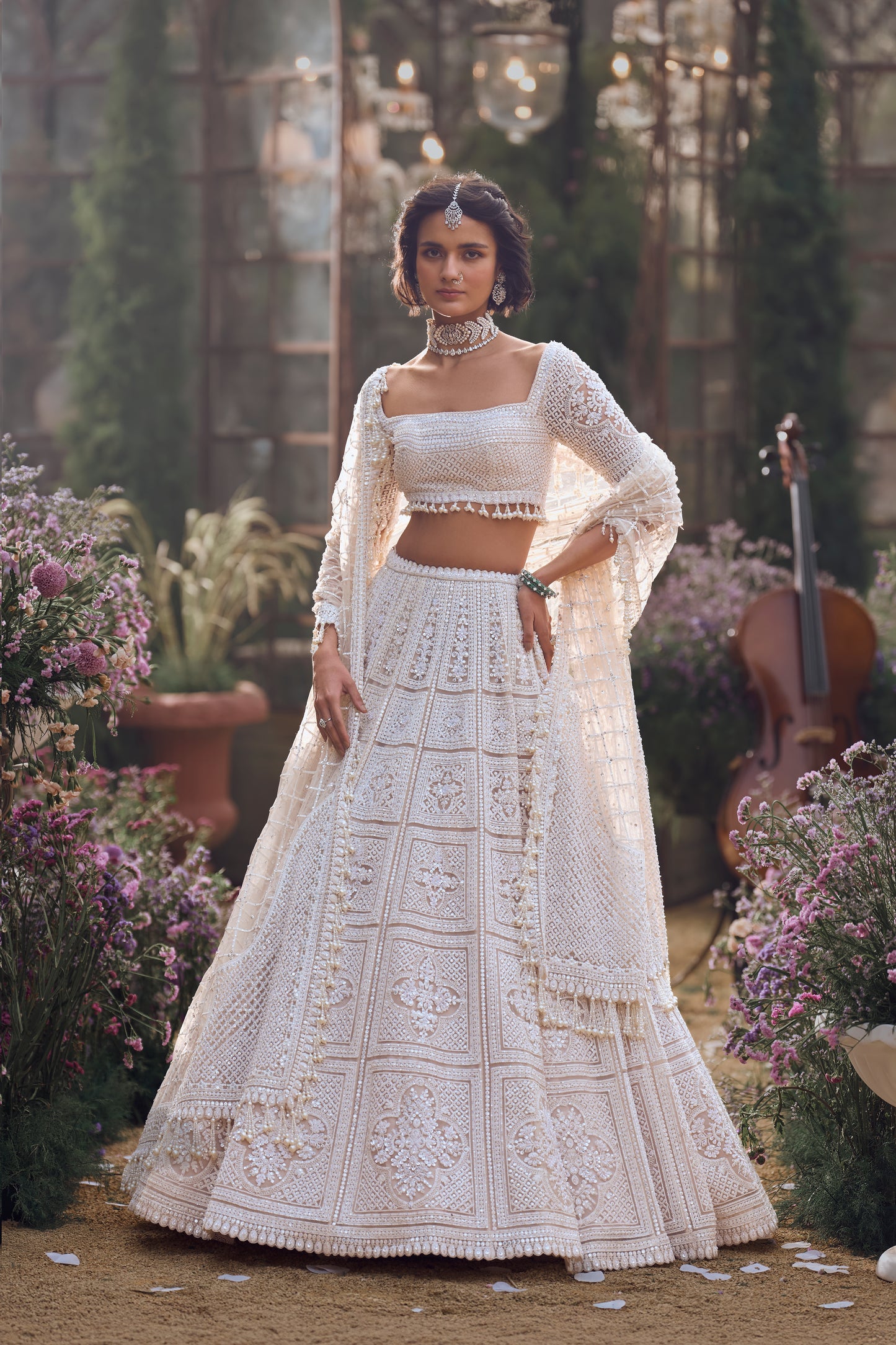 Geometric Lehenga Set