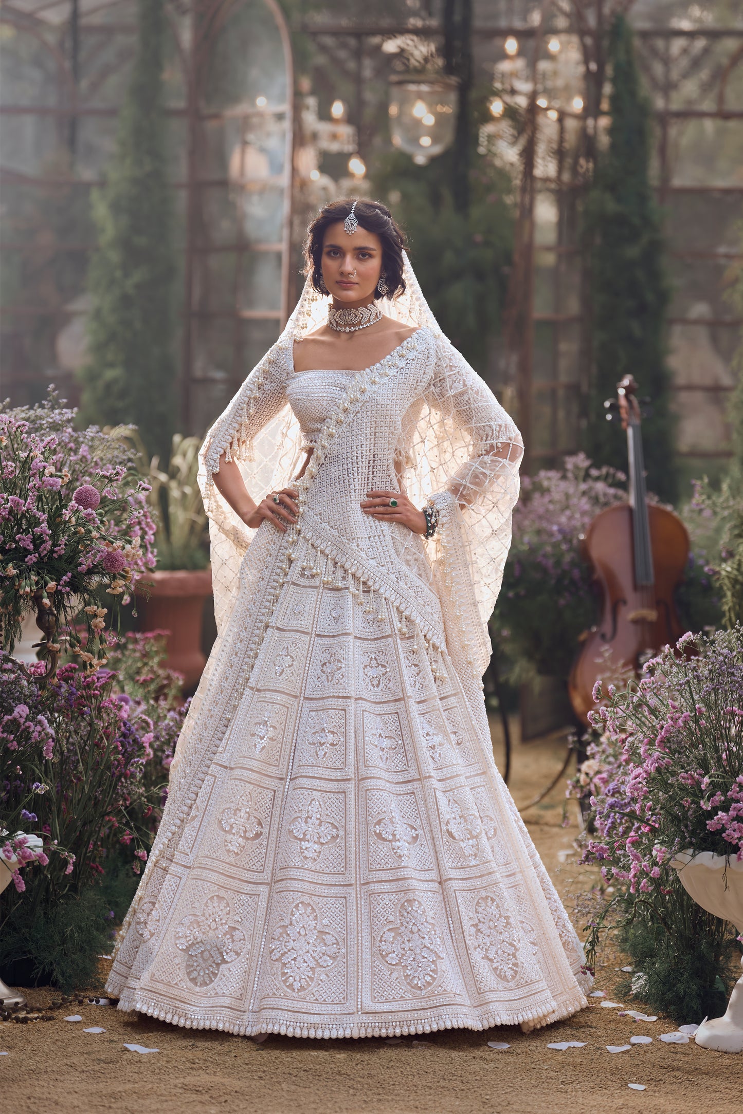 Geometric Lehenga Set